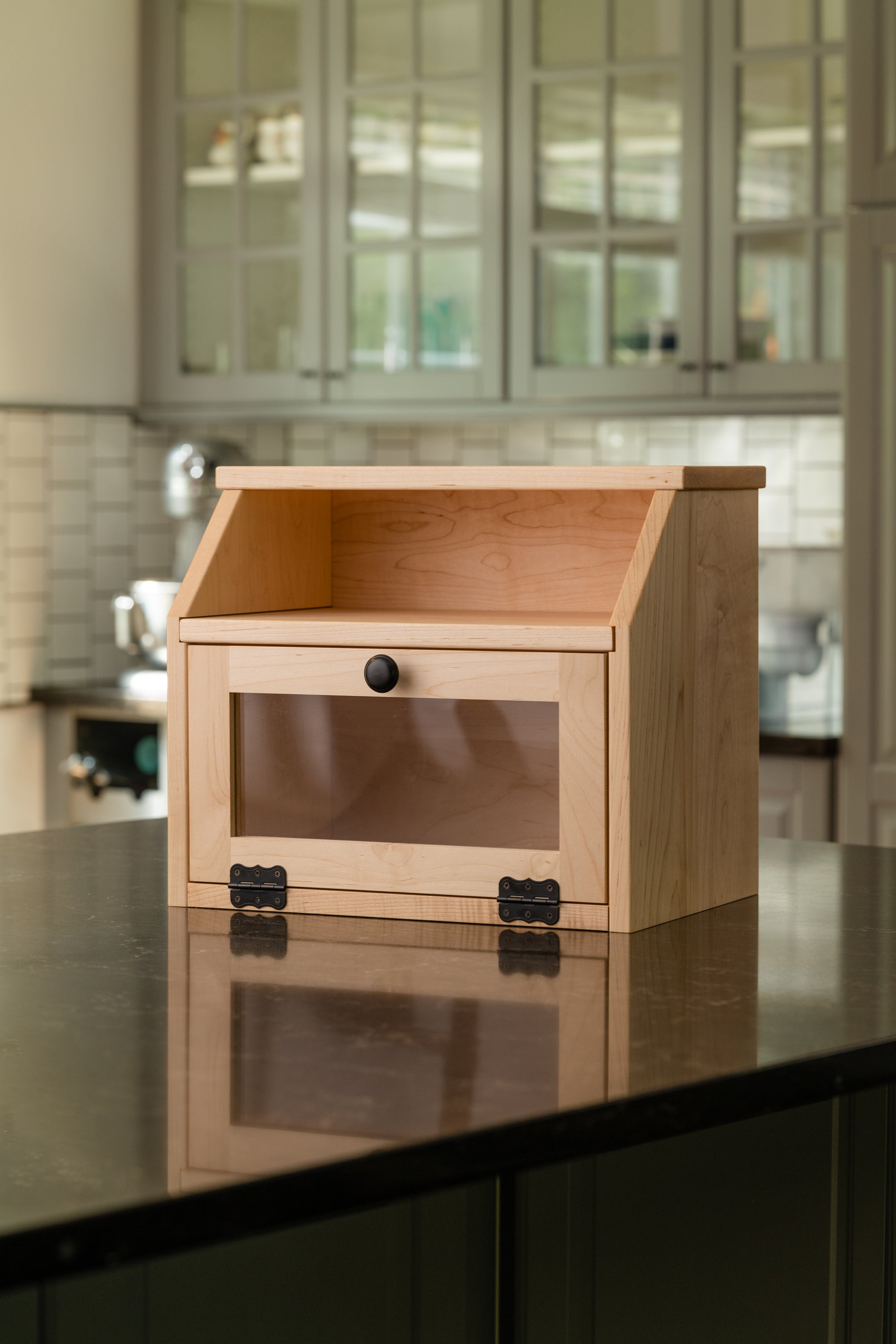 Solid Maple Heirloom Bread Box (limited supply!) - Thumbnail 2